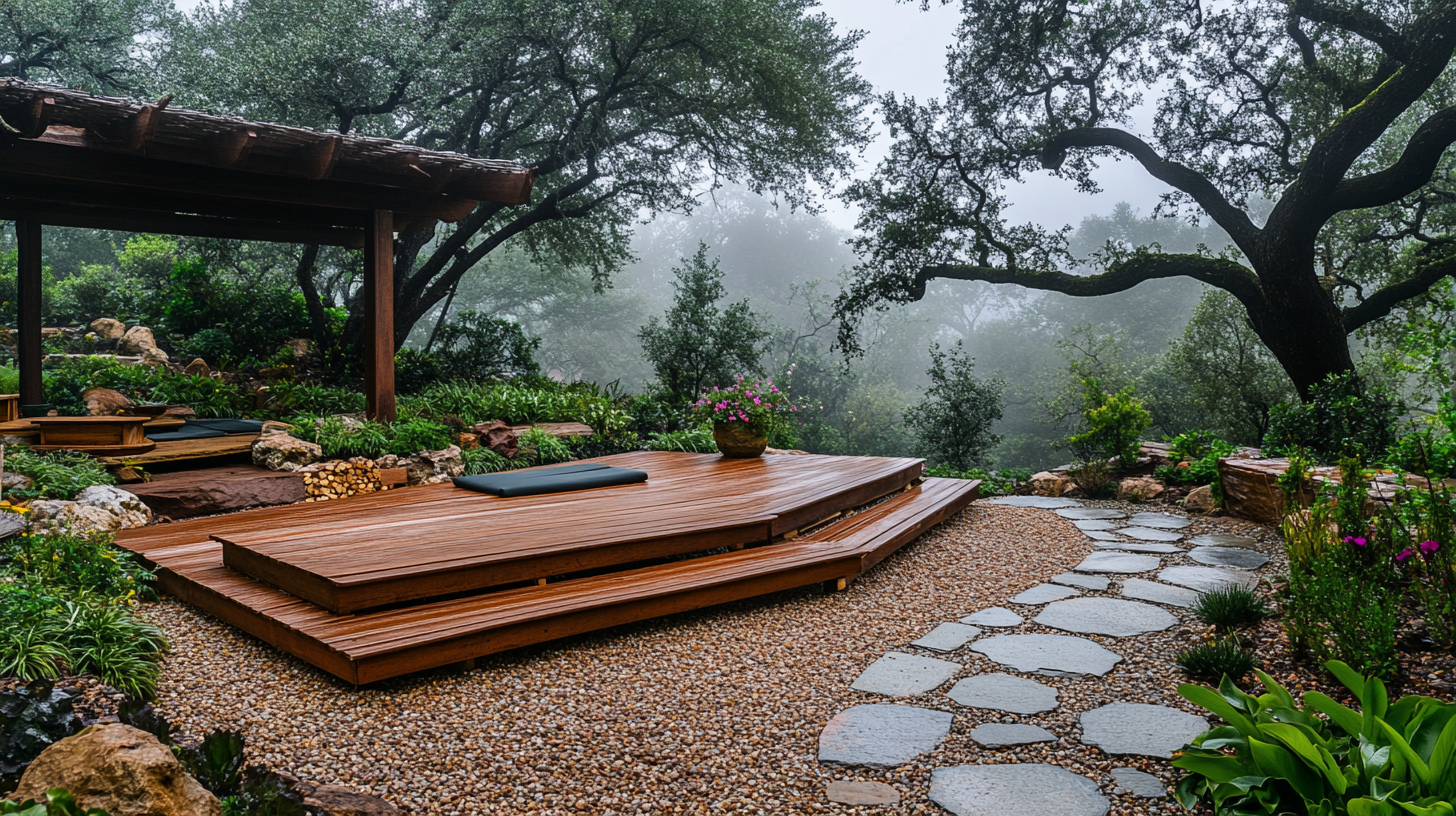 Медитація на природі - група людей зрілого віку